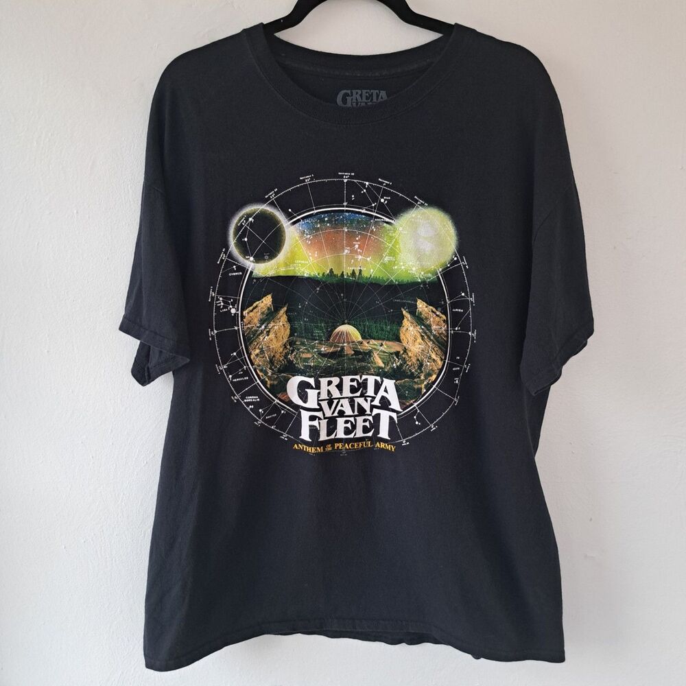 Greta Van Fleet Anthem of the Peaceful Army Short Sleeve Mens XL Graphic Tshirt
